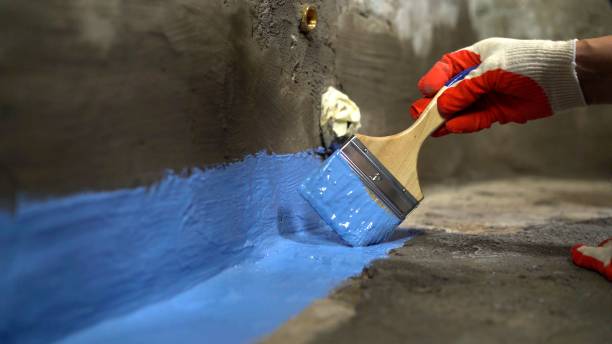 Commercial Foundation Crack Repair project at a Madison, NJ business property by SJ Waterproofing Pros